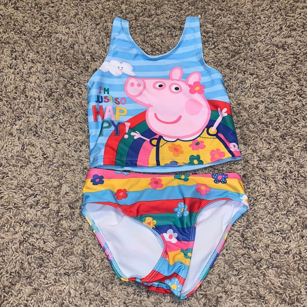 Peppa pig two piece bath suit